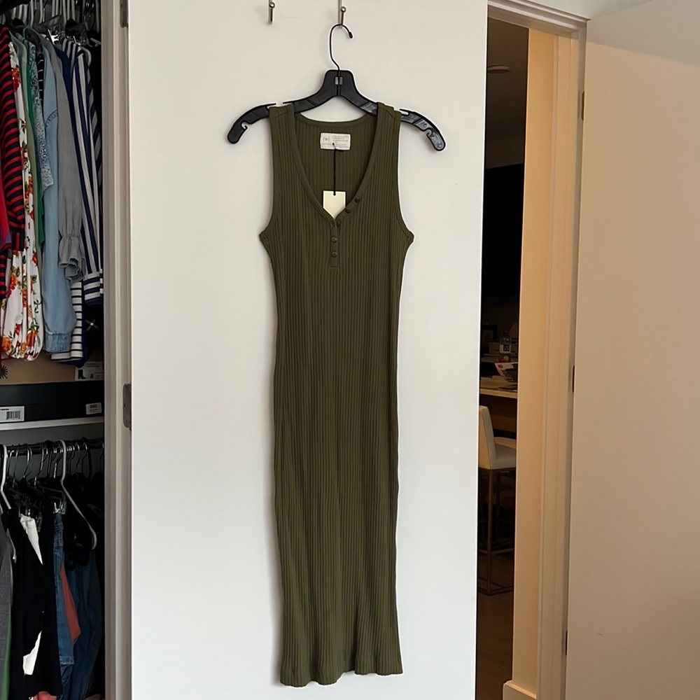 Banana Republic Heritage green henley dress